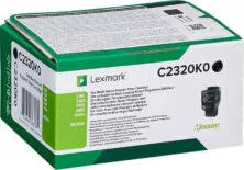 Lexmark toner cartridge return black (C2320K0, 0C2320K0) , 1K