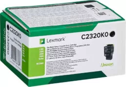 Lexmark toner cartridge return black (C2320K0, 0C2320K0) , 1K