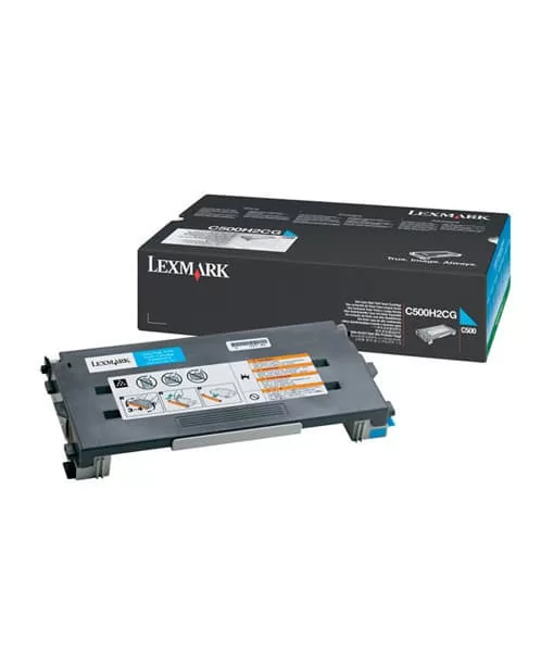 Lexmark toner cartridge high capacity C500H2CG cyan 3 Lexmark toner cartridge high capacity C500H2CG cyan