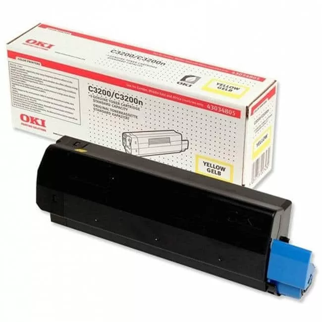 Oki toner C3200/C3200n yellow (43034805) 3 Oki toner C3200/C3200n yellow (43034805)