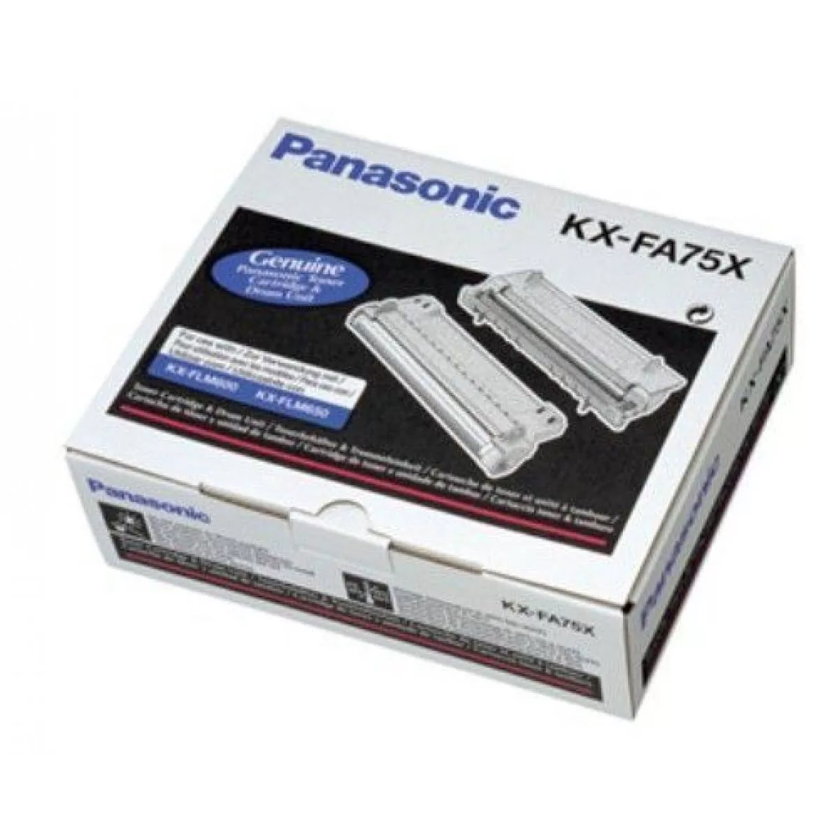 Panasonic toner&drum KX-FA75X black ORIGINAL 3 Panasonic toner&drum KX-FA75X black ORIGINAL