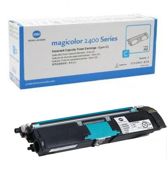 Konica Minolta toner magicolor 2400 series cyan (1710589-003, A00W331) 3 Konica Minolta toner magicolor 2400 series cyan (1710589-003, A00W331)
