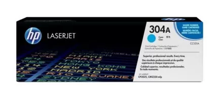 Hp 304A Original Toner Cyan - Black Box (CC531A)