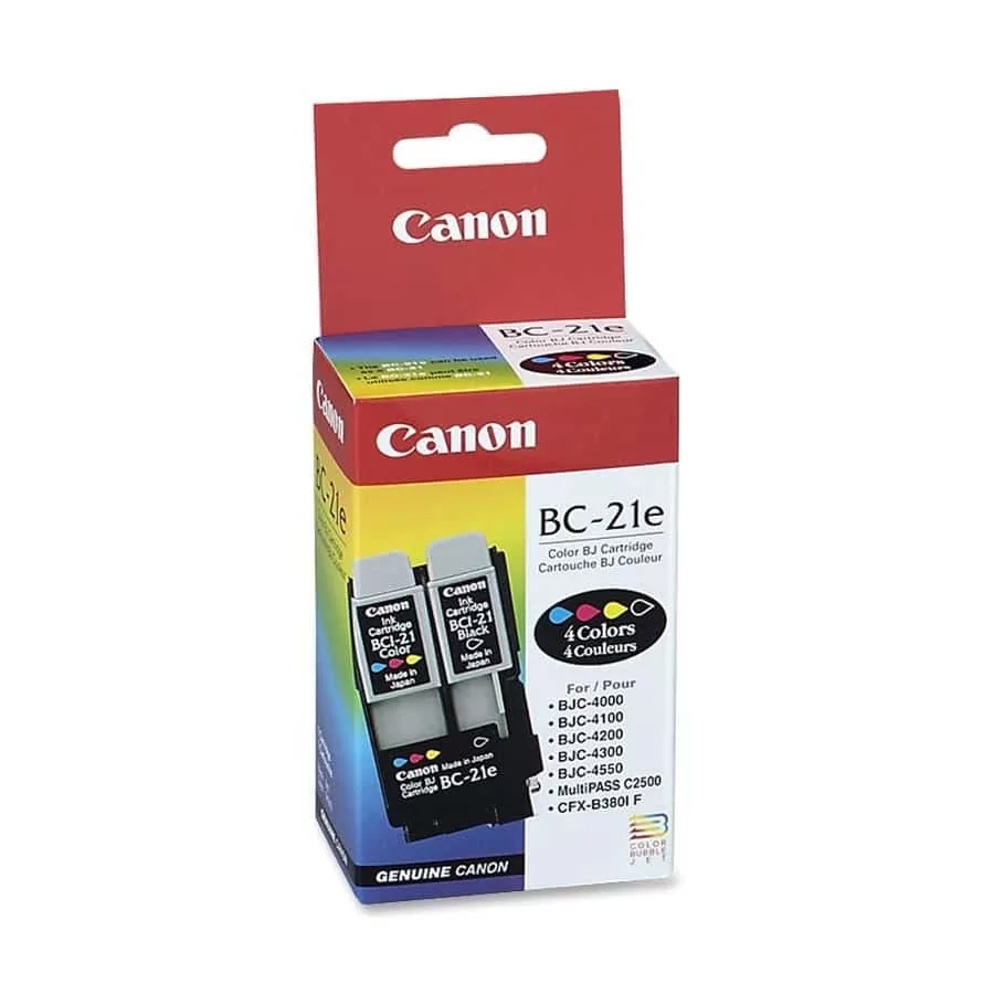 Canon bj-cartridge BC-21e 4 colours (0899A002) 3 Canon bj-cartridge BC-21e 4 colours (0899A002)