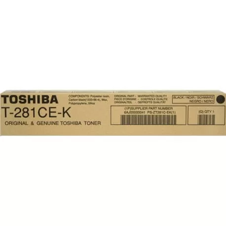 Toshiba Toner T-281CK Black (6AJ00000041),T281CK 3 Toshiba Toner T-281CK Black (6AJ00000041),T281CK