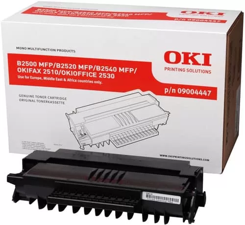 Oki B2500MFP/2520MFP/2540MFP Toner Black  2.2K Pgs (09004447)