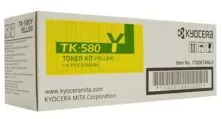 Kyocera TK-580Y Toner Kit Yellow (1T02KTANL0, TK580K)
