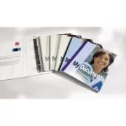 GBC CombBind PVC File Strips Pack of 100 (IB410215) 3