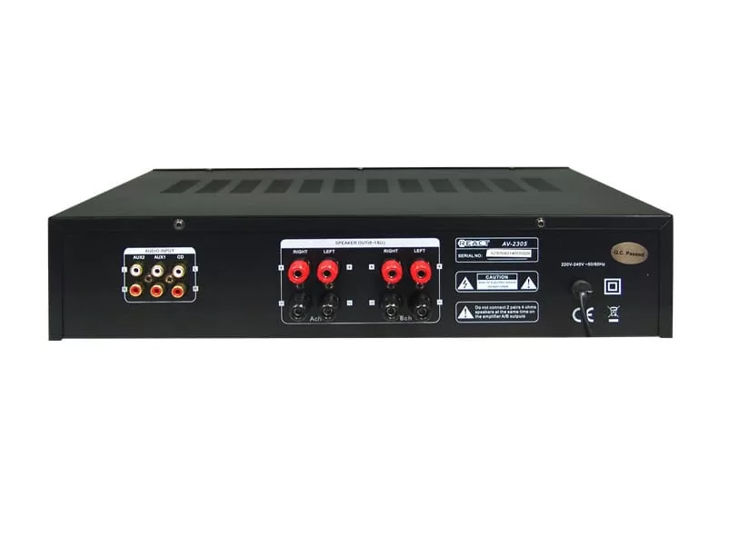 React AV-2305B Στέρεο καραόκε ενισχυτής 4 React AV-2305B Στέρεο καραόκε ενισχυτής - Image 2