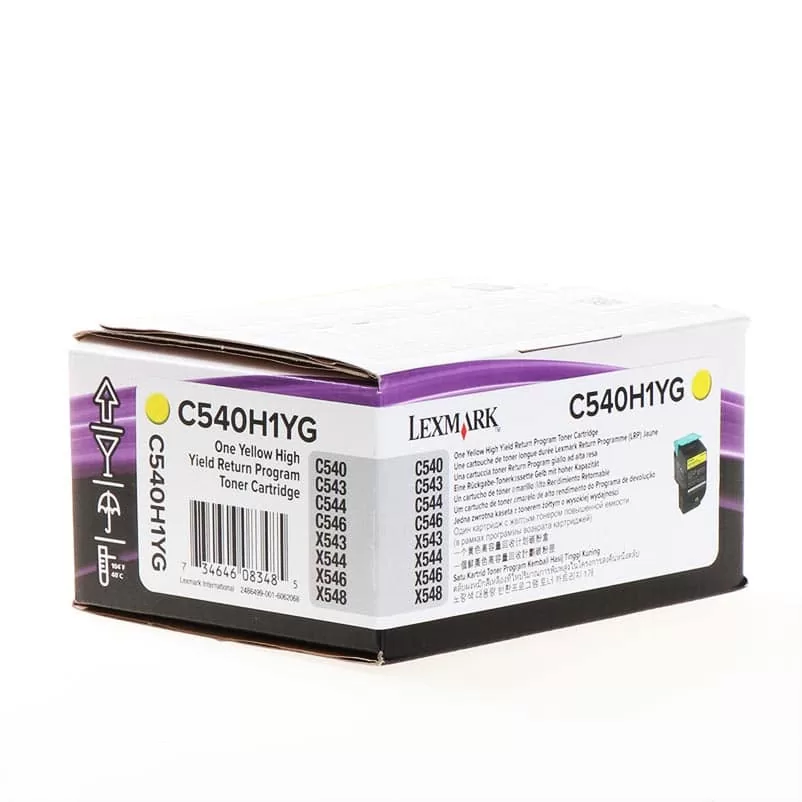 Lexmark toner cartridge yellow (C540H1YG, 0C540H1YG) C540/C543, 2K 3 Lexmark toner cartridge yellow (C540H1YG, 0C540H1YG) C540/C543, 2K