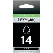 Lexmark No. 14 Original Μαύρο Μελάνι (18C2090E)
