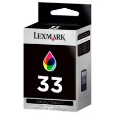Lexmark No. 33 Original Έγχρωμο Μελάνι 185Pgs (018CX033E)