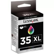 Lexmark No. 35XL Original Έγχρωμο Μελάνι 595Pgs (18C0035E)
