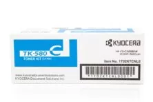 Kyocera TK-580C Original Cyan Toner 2.8K (1T02KTCNL0)