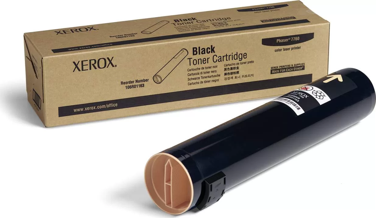 Xerox Phaser 7760 Original Black Toner 32K (106R01163) 3 Xerox Phaser 7760 Original Black Toner 32K (106R01163)