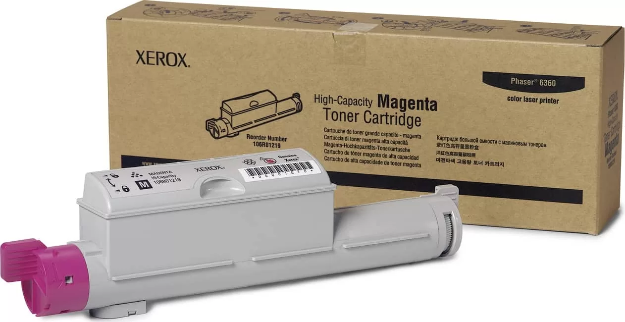 Xerox Phaser 6360 Original Magenta Toner 12K (106R01219 , 106R1219) 3 Xerox Phaser 6360 Original Magenta Toner 12K (106R01219 , 106R1219)