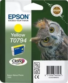 EPSON T0794 Γνήσιο Κίτρινο Μελάνι 685 Pgs (C13T079440)