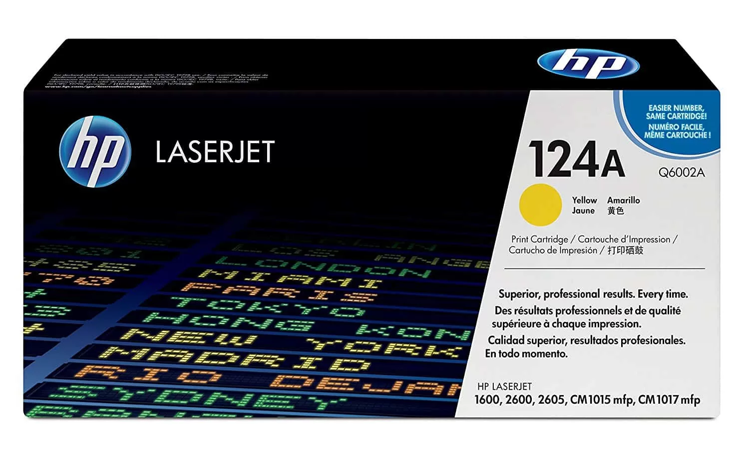 HP 124A Original Yellow Toner Ctr 2.5K (Q6002A) 3 HP 124A Original Yellow Toner Ctr 2.5K (Q6002A)