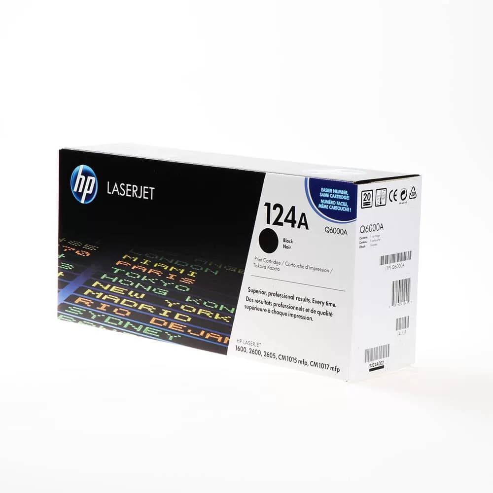 HP 124A Original Black Toner Ctr 2.5K (Q6000A) - Black Box 3 HP 124A Original Black Toner Ctr 2.5K (Q6000A) - Black Box