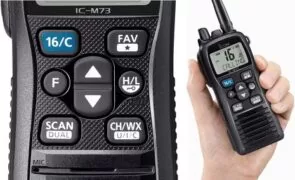 ICOM IC-M73 EURO Plus VHF Μarine Ασύρματος πομποδέκτης 3