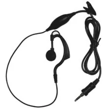 Talkline TA-1222-7R (VX7R) Μικροακουστικό σιλικόνης με στήριξη αυτιού 1-pin 3.5mm βιδωτό.