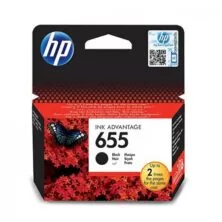 HP No.655 Γνήσιο Μελάνι Μαύρο 550 Pgs (CZ109A)