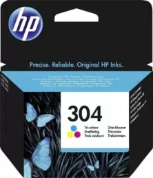 HP 304 Tri-Colour Ink Cartridge (N9K05A)