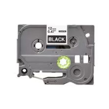Συμβατή Brother μελανοταινία TZe335 12mm x 8mm White on Black tape for P-Touch