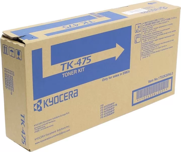 Kyocera TK-475 Original Black Toner Cartridge 15K (1T02K30NL0) 3 Kyocera TK-475 Original Black Toner Cartridge 15K (1T02K30NL0)