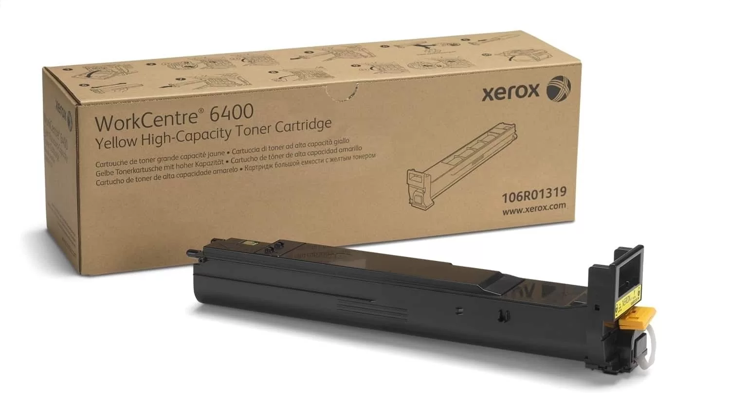 Xerox WC 6400 Toner Ctg Yellow 14K (106R01319) 3 Xerox WC 6400 Toner Ctg Yellow 14K (106R01319)