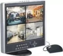BORSCHE ΚΑΤΑΓΡΑΦΙΚΟ DVR 4CH VIDEO H264 COMBO ΜΕ LCD 15" D6554ALB