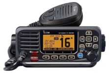 ICOM IC-M330GE Black VHF Marine Βάσεως 25W με ενσωματωμένο GPS