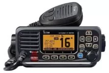 ICOM IC-M330GE Black VHF Marine Βάσεως 25W με ενσωματωμένο GPS