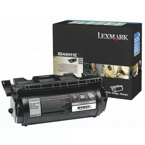 Lexmark Toner Cartridge Return Black (X644H11E, 0X644H11E) 3 Lexmark Toner Cartridge Return Black (X644H11E, 0X644H11E)
