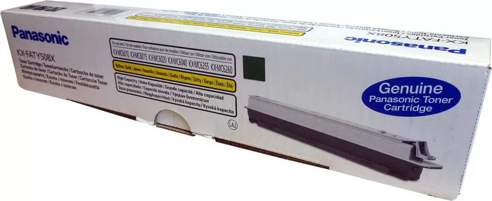 Panasonic KX-FATY508X Yellow Toner KXMC6020 KXMC6260 4k Original 3 Panasonic KX-FATY508X Yellow Toner KXMC6020 KXMC6260 4k Original