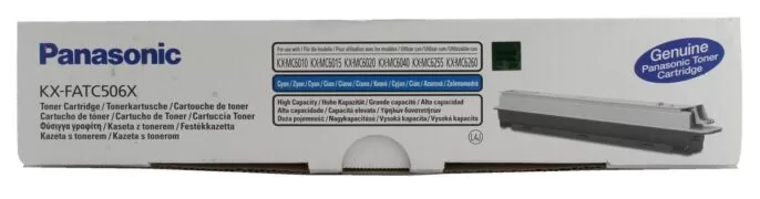 Panasonic toner cartridge cyan (KXFATC506, KXFATC506X) 4K 2 Panasonic toner cartridge cyan (KXFATC506, KXFATC506X) 4K 1