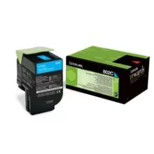 Lexmark 802C Γνήσιο Toner Cyan 1K (80C20C0)