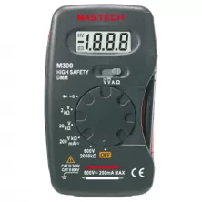 Mastech M300C Ψηφιακό Πολύμετρο Τσέπης με Buzzer με Μέτρηση AC / DC / Αντίστασης