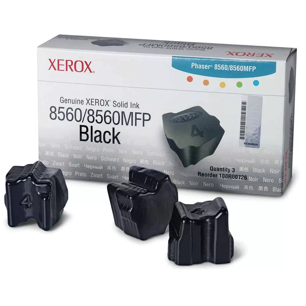 Xerox printcartridge black (108R00726, 108R726) 3Sticks 3 Xerox printcartridge black (108R00726, 108R726) 3Sticks