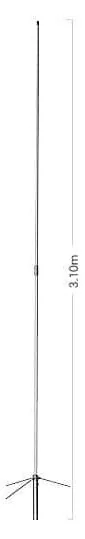 Diamond® Antenna X-300N VHF/UHF Κεραία Βάσεως (3.1m)