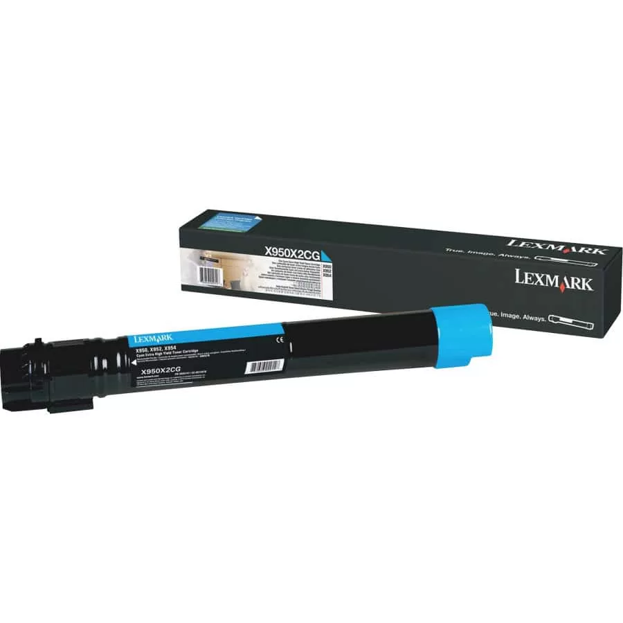 Lexmark Toner Cartridge Cyan (X950X2CG) 3 Lexmark Toner Cartridge Cyan (X950X2CG)