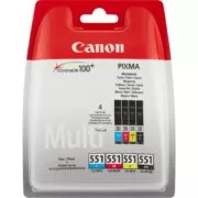 Canon printcartridge multipack black / cyan / magenta / yellow (6509B009, 551)