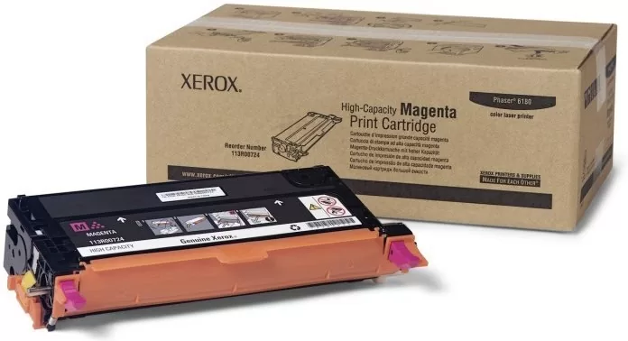 Xerox Phaser 6180 Toner Magenta 6K (113R00724) 3 Xerox Phaser 6180 Toner Magenta 6K (113R00724)