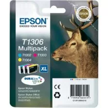 Epson printcartridge multipack cyan / magenta / yellow (C13T13064012, T1306)