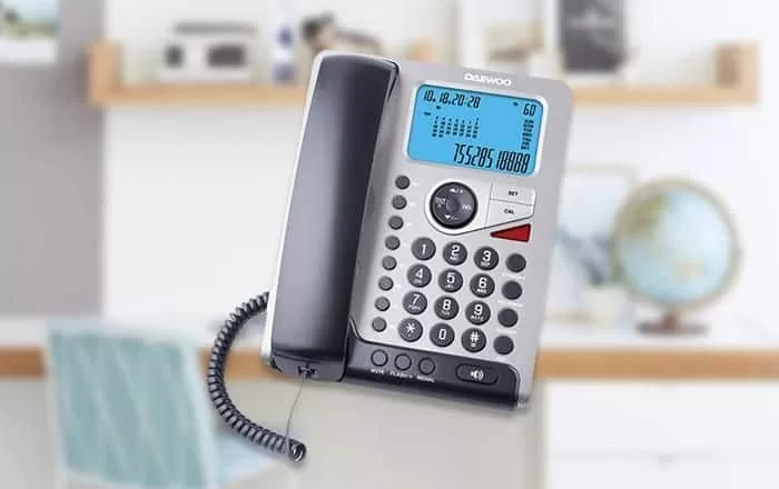 Daewoo DTC-450 Σταθερό ενσύρματο τηλέφωνο (Γκρί-Ασημί) 4 Daewoo DTC-450 Σταθερό ενσύρματο τηλέφωνο (Γκρί-Ασημί) - Image 2
