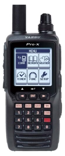 YAESU FTA-550L VHF Airband Φορητός πομποδέκτης (Li-Ion Battery)