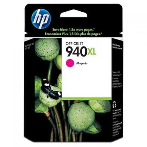 HP printcartridge magenta (C4908AE, 940XL) 3 HP printcartridge magenta (C4908AE, 940XL)