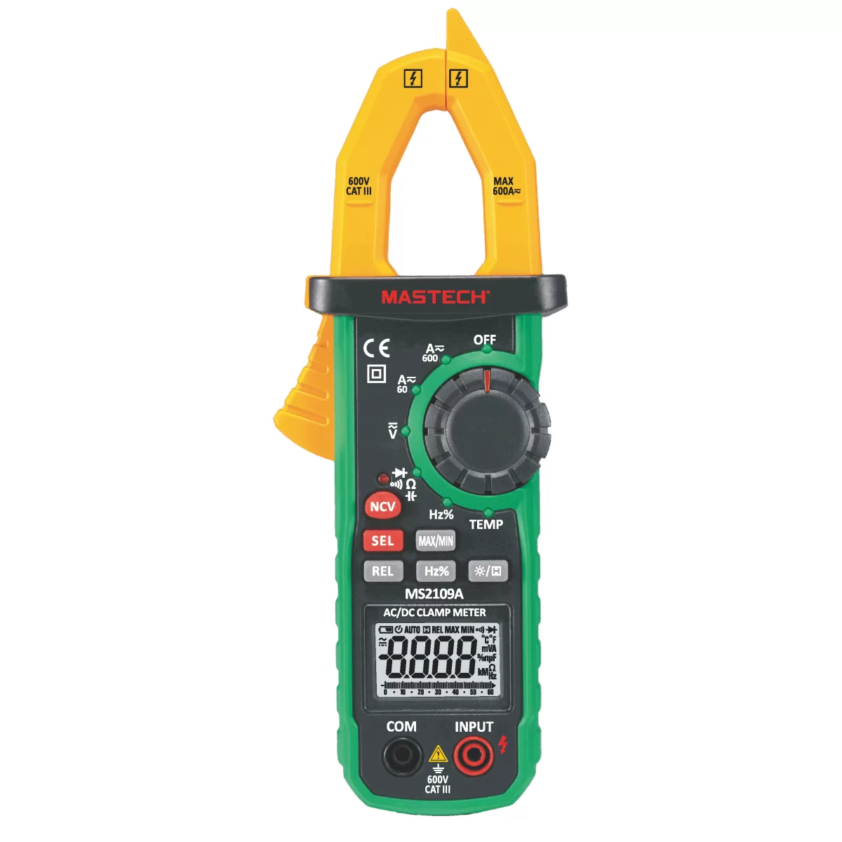 Mastech MS2109A Ψηφιακή Αμπεροτσιμπίδα AC/DC Χαμηλών Ρευμάτων 3 Mastech MS2109A Ψηφιακή Αμπεροτσιμπίδα AC/DC Χαμηλών Ρευμάτων