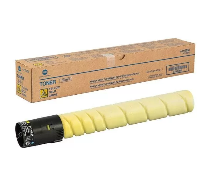 Konica Minolta Yellow Toner (A11G250, TN319Y) 26K 3 Konica Minolta Yellow Toner (A11G250, TN319Y) 26K