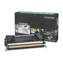 Lexmark toner cartridge return black (C734A1KG, 0C734A1KG) ,8K